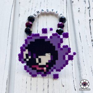 Ghastly Haunter Gengar Perler Bracelets | Pokémon | Ghost Spooky | Rave Kandi